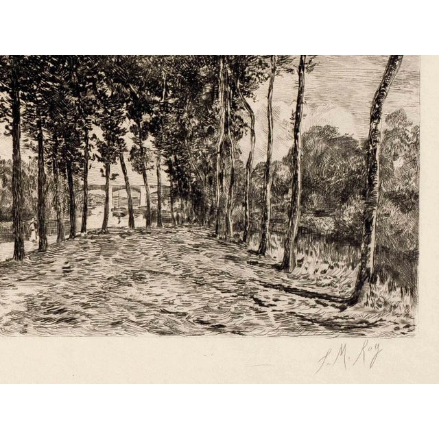 After Alfred Sisley, Landscape, Etching, 19th Century For Sale - Image 5 of 6