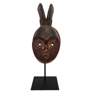 Vintage Baule African Rabbit Mask For Sale