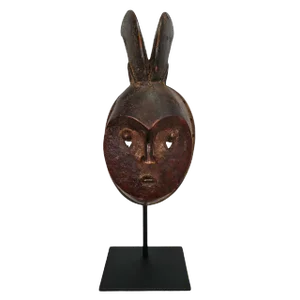 Vintage Baule African Rabbit Mask