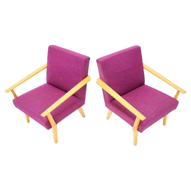 Set of Armchairs, Former Czechoslovakia, 1960s For Sale - Image 9 of 9