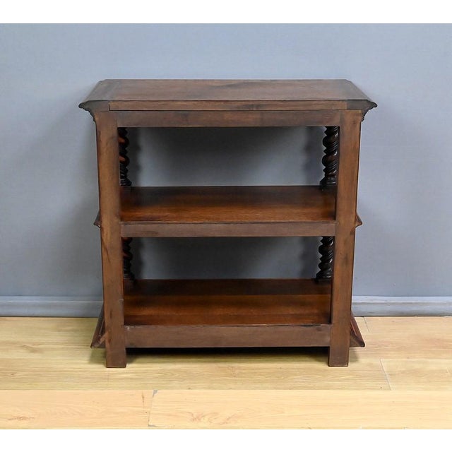 Louis XIII Style Oak Side Table, Early 20th Century For Sale - Image 12 of 14