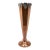 Antique Art Deco Sheffield Silver Co Copper Trumpet Bud Vase With Grape Motif Rim For Sale
