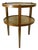 1980s Vintage Neoclassical English Traditional Baker Furniture Burlwood Drinks Table For Sale