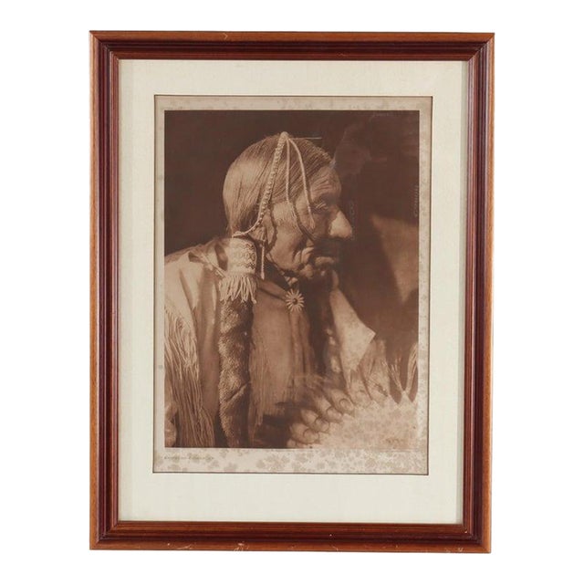 Antique E. J. Curtis Photogravures “Esipermi-Comanche” Signed C1927 For Sale
