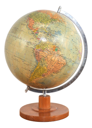 Vintage Globe from Räths, 1950s