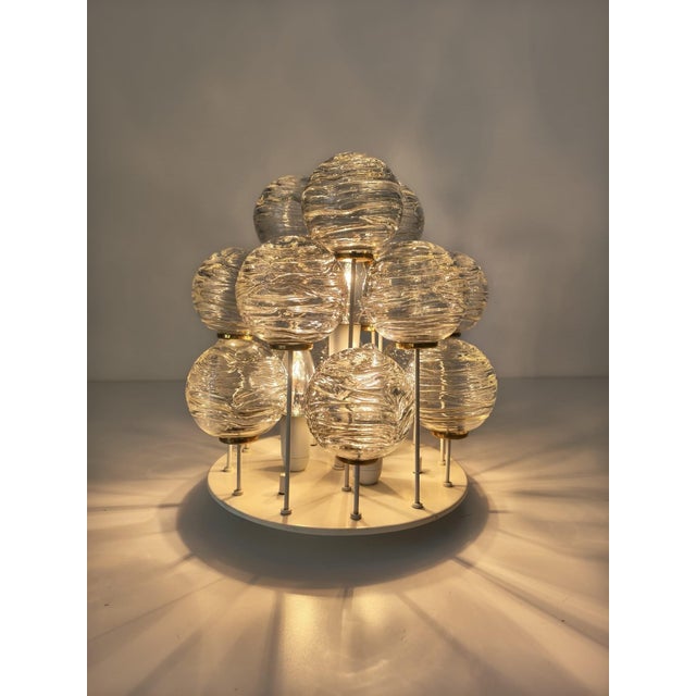 Mid-Century Snowball Sputnik Glass Flush Mount from Doria Leuchten, Germany, 1970s For Sale - Image 11 of 18