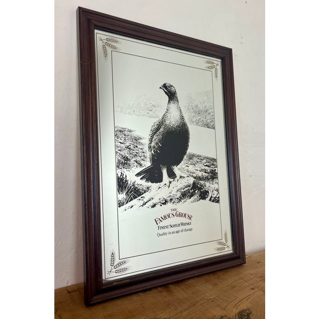 1970s Vintage Advertising Mirror from Famous Grouse, 1970s For Sale - Image 5 of 17