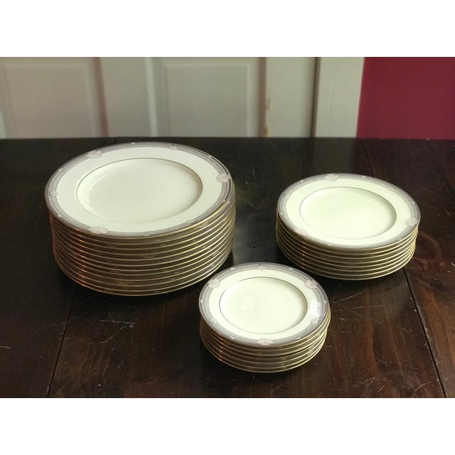 American Vintage Noritake Stanford Court Partial Dinnerware Set- 27 Pieces For Sale - Image 3 of 10