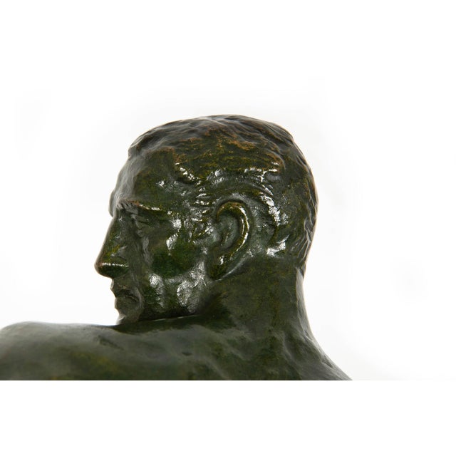 French Art Deco Bronze Sculpture “The Lock” by Pierre Le Faguays Ca. 1930 For Sale - Image 12 of 18