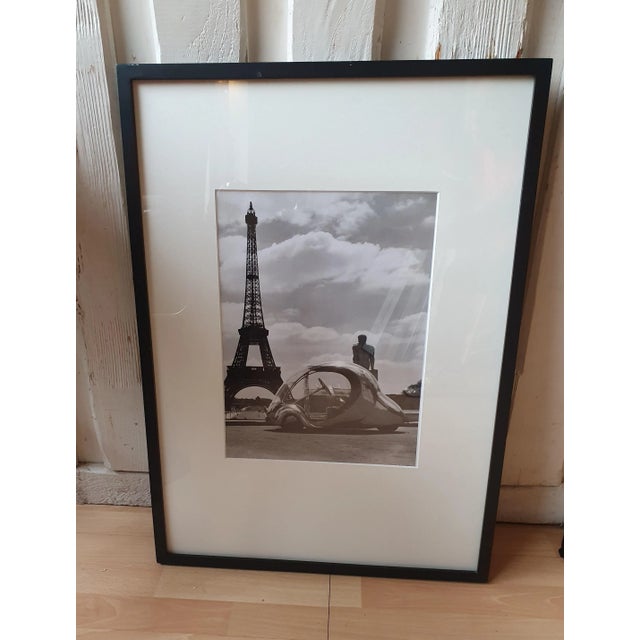 Robert Doisneau, Paul Arzens' Electric Egg in Front of the Eiffel Tower, 1980, Silver Gelatin Print For Sale - Image 4 of 6