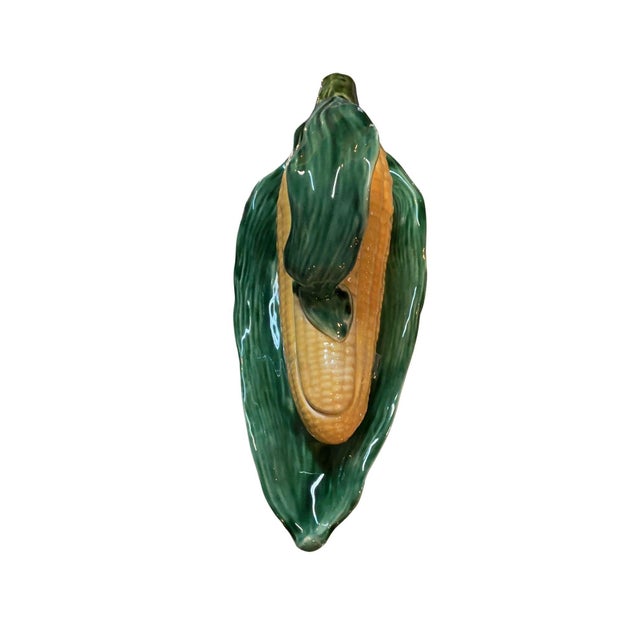 1920s Sarreguemine France Corn on the Cob Tureen For Sale - Image 10 of 10