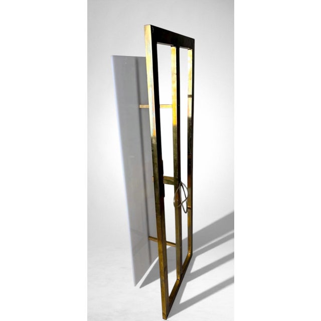 Late 20th Century Romeo Rega Style Large Italian Brass and Opaline Plexiglass Wall Sconces - a Pair For Sale - Image 14 of 18