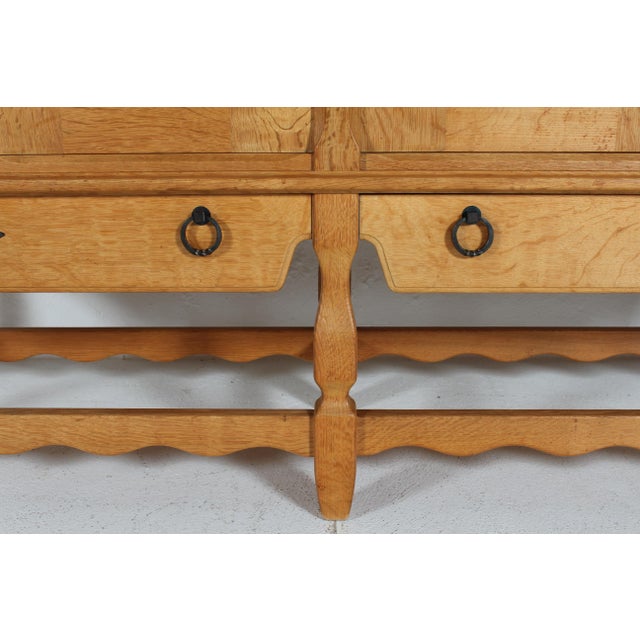 Danish Sideboard in Oak by Henning Kjærnulf, 1970s For Sale - Image 16 of 17