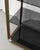 1970s Italian Brass-Finish Shelf with Grey Glass, 1970s For Sale - Image 5 of 8