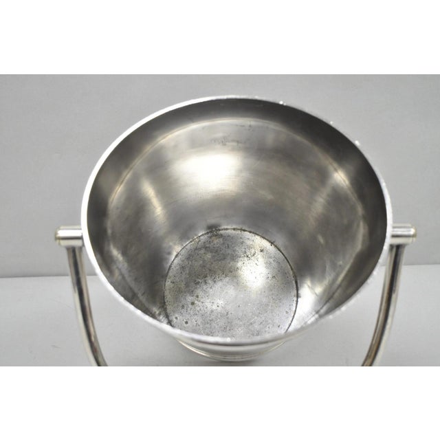 International Wilcox English Regency Silver Plated Champagne Ice Bucket "S" Mono For Sale - Image 12 of 18