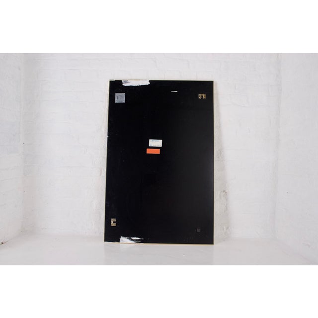 Glass Large Hollywood Regency Mirror with Bead, 1970s For Sale - Image 7 of 8