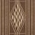 Schumacher SAMPLE - Schumacher Cassava Wallpaper In Tobacco For Sale - Image 4 of 4