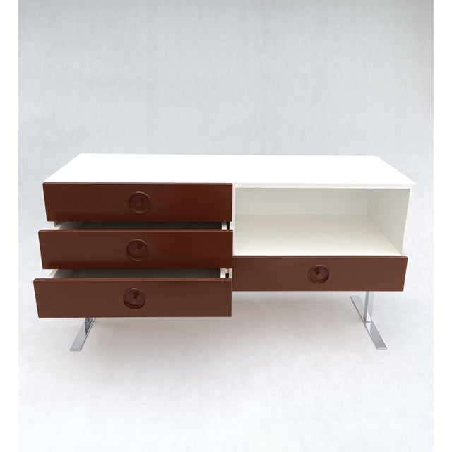 Brown Vintage TV Cabinet from Elco For Sale - Image 8 of 9