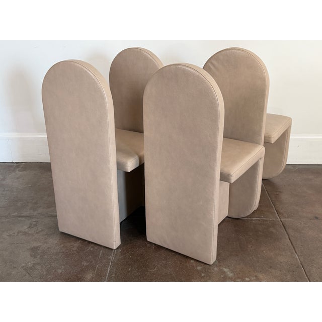 Modern Leather Dining Chairs by Cuff Studio For Sale - Image 17 of 18