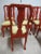 Vintage Custom Chinese Chippendale Paint Distressed Dining Room Chairs - Set of 8 For Sale - Image 4 of 13