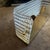 These two 1990s Mid-Century Modern Italian wall sconces feature a sleek rectangular design with a combination of brass and...