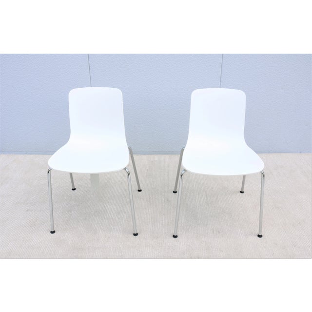 Modern Italy Jasper Morrison for Vitra Hal Tube Stackable Dining Chairs - a Pair For Sale In New York - Image 6 of 13