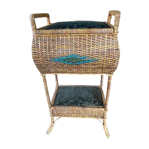 Vintage Wicker Sewing Box
