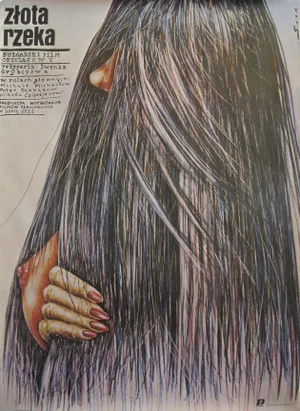 1983 Original Polish Movie Poster - "Zlota Rzeka" Zlota River