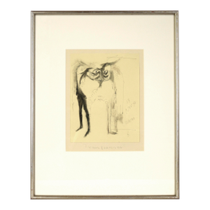 Transformista 3 - Original Figurative Drawing by José Luis Cuevas