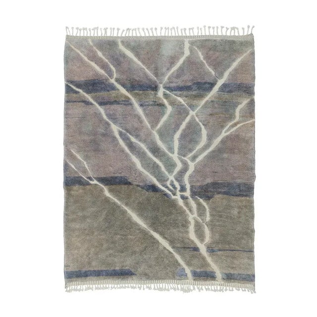 Hand-Knotted Wool Premium Rug by Azele Studio For Sale - Image 10 of 10