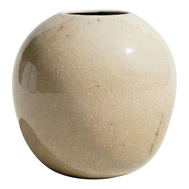Vintage 1959 Studio Pottery Sphere Vase For Sale