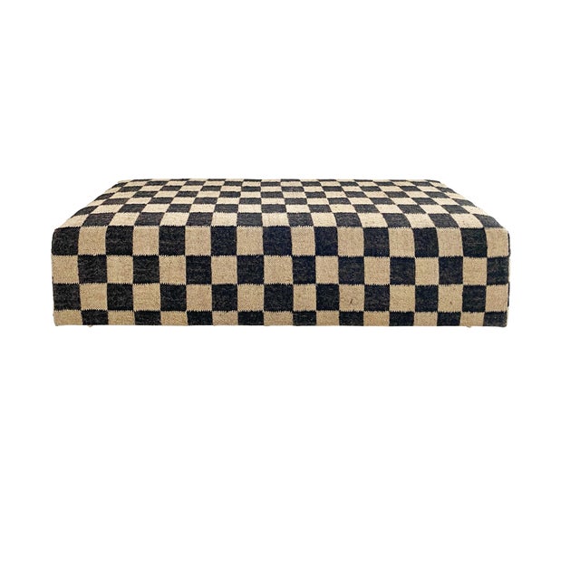 Checkerboard Ottoman Daybed For Sale - Image 4 of 6