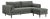 Gray Cave Ash Gray Velvet Cave 2-Piece Performance Sectional For Sale - Image 8 of 8
