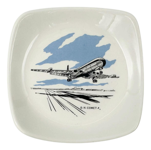Vintage Boac De Havilland dh.106 Comet 4 Wade Airplane Jet Ashtray