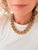 Vintage Maleggi Italian 18k Gold Double Rolo Link Long Necklace, 121.8 Grams For Sale - Image 12 of 13