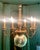 Vintage Regency Mercury Glass Chandelier For Sale - Image 4 of 10