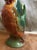 Orange Vintage St .Clement French Rooster Majolica Jug For Sale - Image 8 of 11