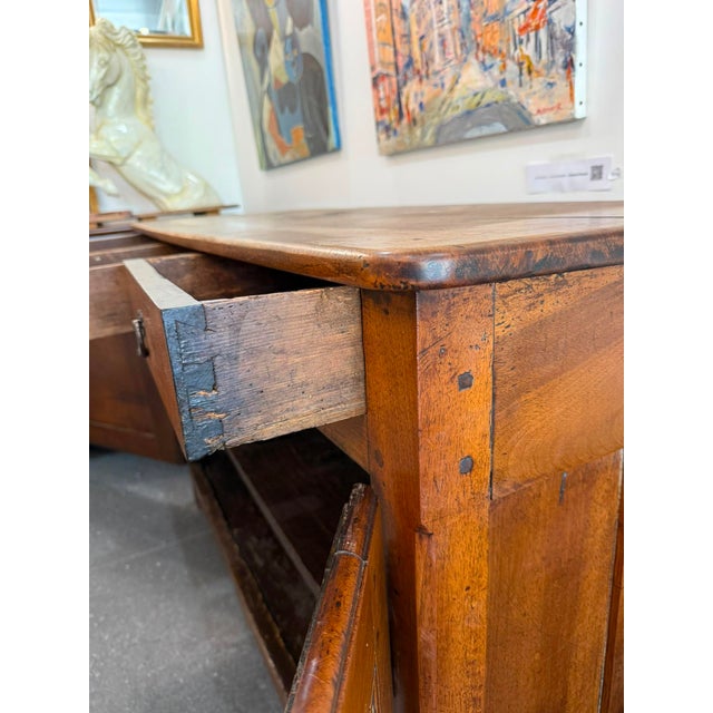 Antique Walnut Buffet with 3 Drawers, 1850 For Sale - Image 14 of 18