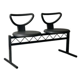 Two-Seater Bench by Nobu Tanigawa for Phase, 1980s For Sale