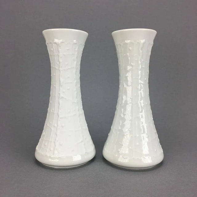 Porcelain Vases from Royal Porzellan Bavaria KPM, 1960s, Set of 2 For Sale - Image 9 of 9