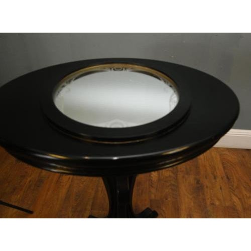 Art Nouveau Drinks Table with Dom Perignon-Engraved Silver-Plated Ice Bucket For Sale - Image 9 of 10