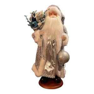 Lord & Taylor Father Christmas, Santa Claus Velvet Overcoat