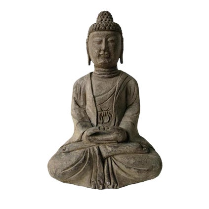 Hand Carved Stone Buddha Statue For Sale