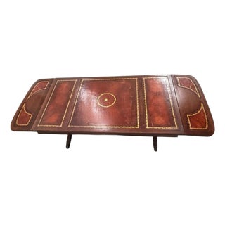 Antique Brandt Drop-Leaf Coffee Table an Elegant Centerpiece With a Story to Tell. For Sale