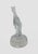 Cristal d' Arques Vintage Cristal d'Arques Paris, France 24% Lead Crystal Rearing Horse Figurine on Frosted Oval Base For Sale - Image 4 of 12