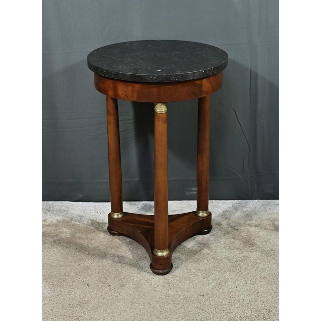Empire Style Mahogany Tripod Pedestal Table, Early 20th Century For Sale - Image 15 of 15