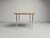 An authentic model b 14 bauhaus table designed by marcel breuer and manufactured by mücke-melder in the 1930s,...