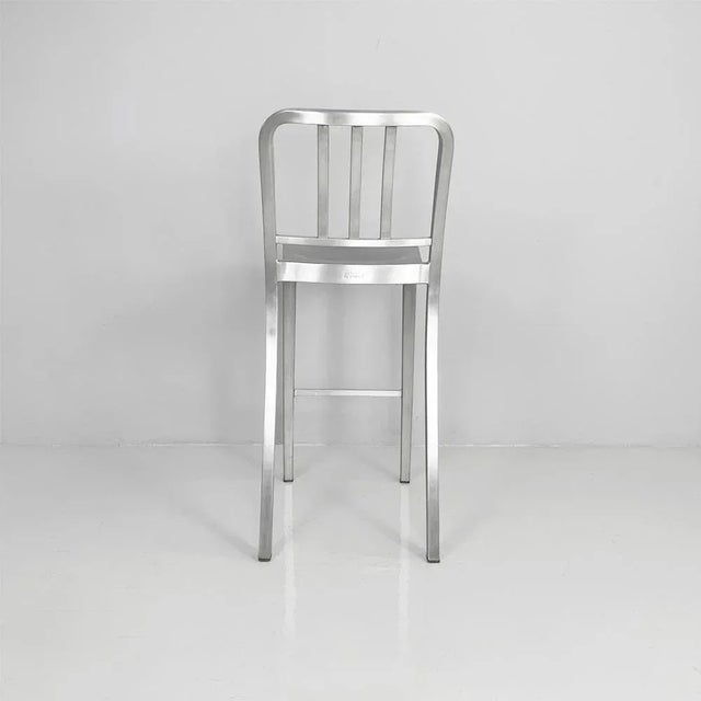 Metal American Postmodern Hudson Stool in Aluminum by Philippe Starck for Emeco, 2000s For Sale - Image 7 of 18