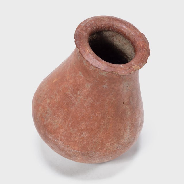 Petite African Redware Vessel For Sale - Image 4 of 6