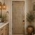 Brown Carved Lotus Motif Solid Wood Sliding Barn Door, Double-Sided 96x36 For Sale - Image 8 of 8